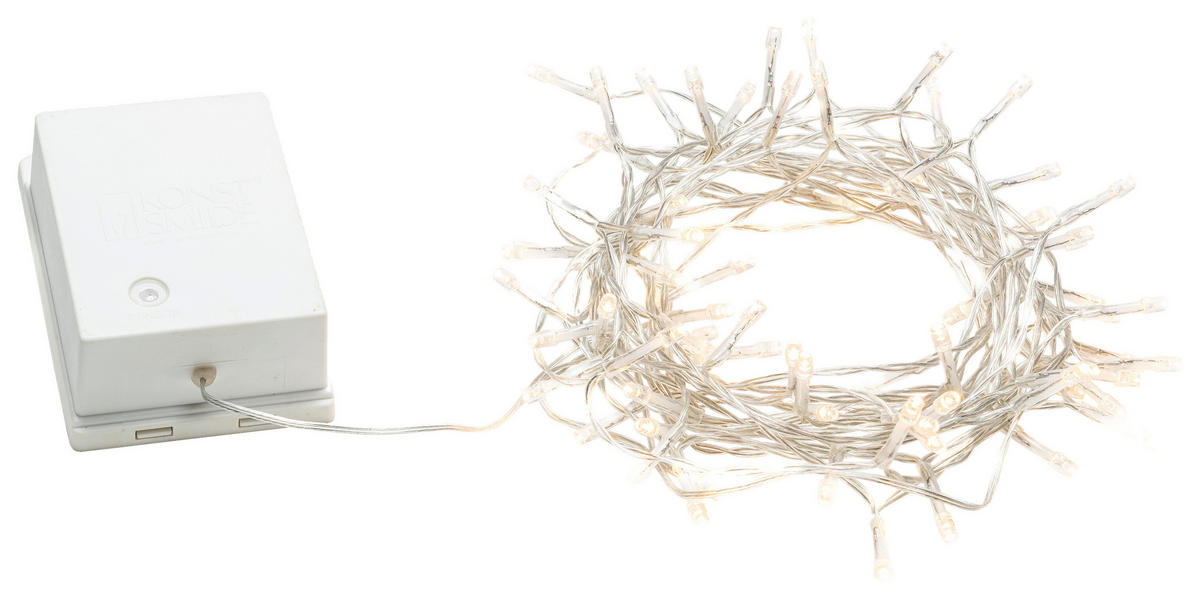 LICHTERKETTE 840 cm  - Transparent, KONVENTIONELL, Kunststoff (840cm)
