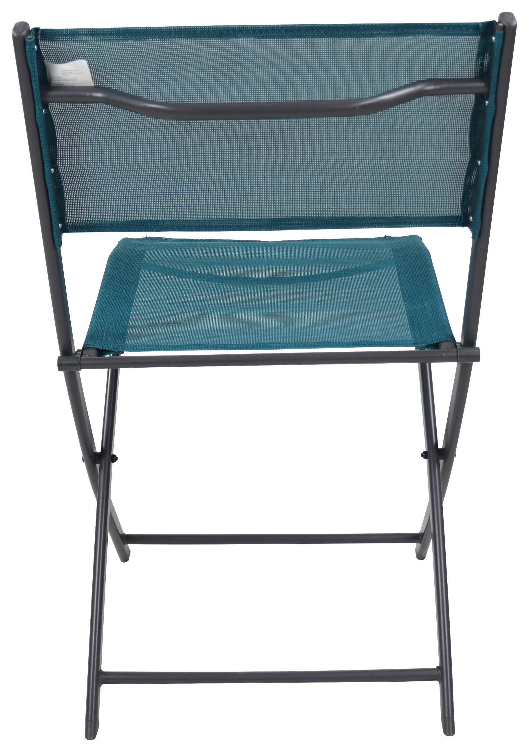 GARTENSTUHL-SET Textil Türkis  - Türkis/Schwarz, MODERN, Textil/Metall (79/45/46cm) - Ambia Garden