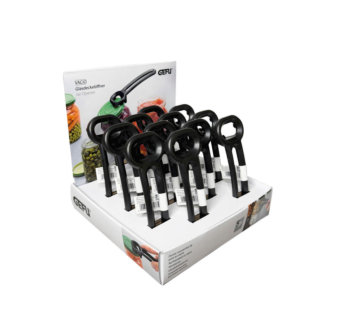 ODPIRAČ ZA KOZARCE   13,5/4,8/3 cm                  - črna, Basics, umetna masa (13,5/4,8/3cm) - Gefu