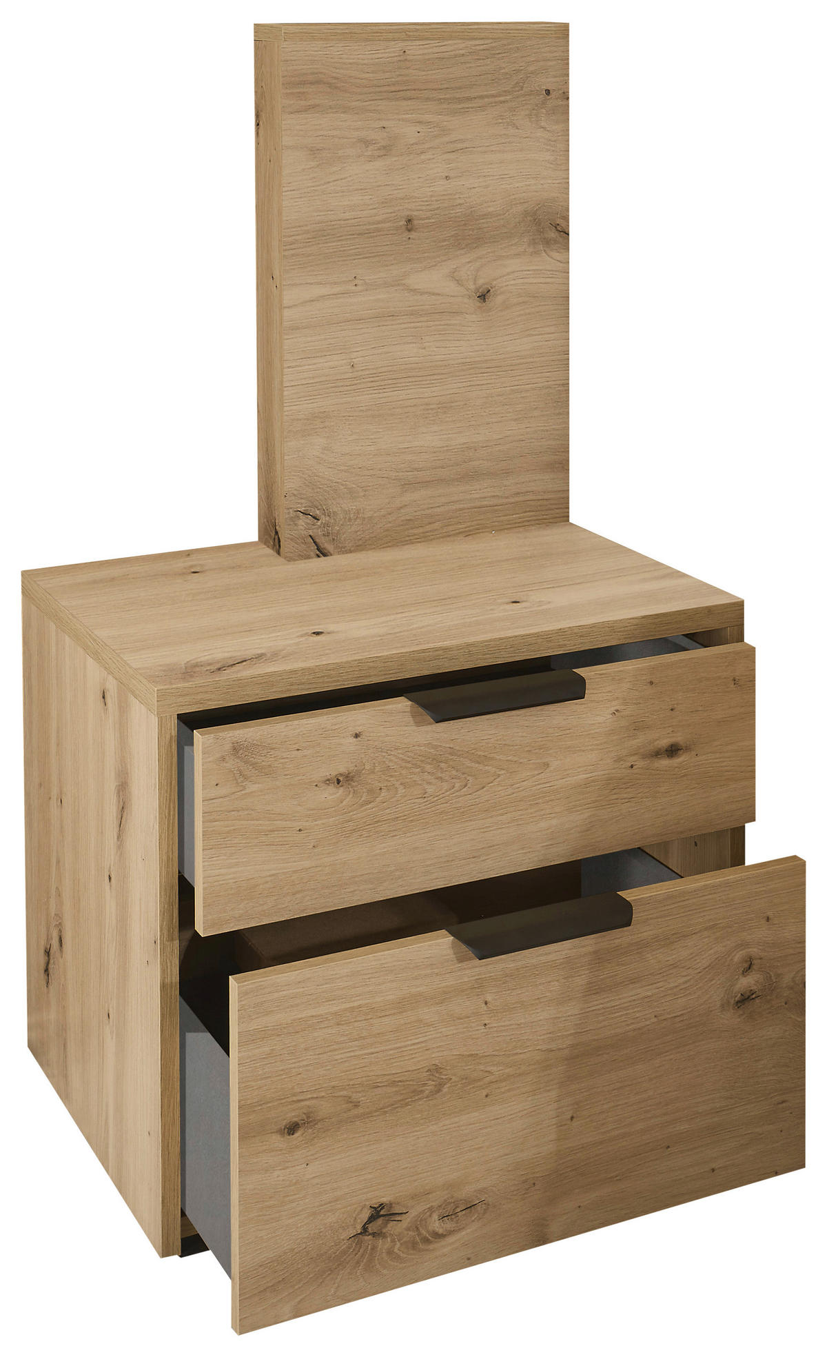 NACHTSCHRANK 55/95/40 cm  - Schwarz/Graphitfarben, KONVENTIONELL, Holzwerkstoff/Kunststoff (55/95/40cm) - Boxxx