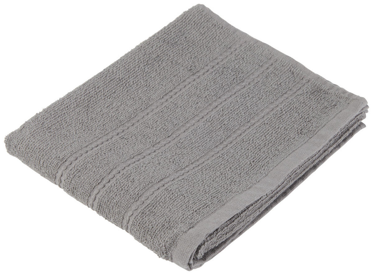 HANDTUCH Anthrazit  - Anthrazit, Basics, Textil (50/90cm) - Boxxx