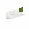 FALIPOLC 105,5/33,8/23,6 cm  - fehér/zöld, Konventionell, faalapú anyag/textil (105,5/33,8/23,6cm) - Paidi