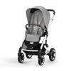 KINDERWAGEN  Talos S Lux  Stone Grey  - Silberfarben/Grau, Basics, Textil/Metall (91/60,5/110cm) - cybex GOLD