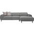 WOHNLANDSCHAFT in Textil Hellgrau - Multicolor/Hellgrau, Basics, Textil/Metall (292/170cm) - Dieter Knoll WOHNLANDSCHAFT in Textil Hellgrau - Multicolor/Hellgrau, Basics, Textil/Metall (292/170cm) - Dieter Knoll