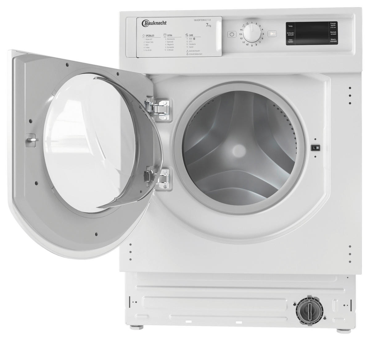 EINBAUWASCHMASCHINE BI WMBG 71483E DE N  - Weiß, Basics, Metall (60/82/55cm) - Bauknecht