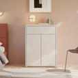 SCHUHSCHRANK  in 74,5/99,1/34,9 cm  - Sandfarben/Grau, MODERN, Holzwerkstoff/Kunststoff (74,5/99,1/34,9cm) - Carryhome