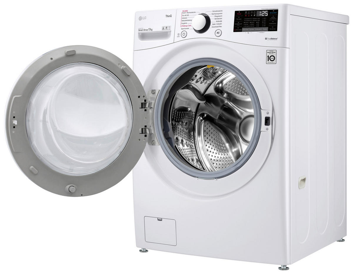 WASCHMASCHINE F11WM17TS2  - Weiß, Trend, Glas/Kunststoff (70/99/77cm) - LG