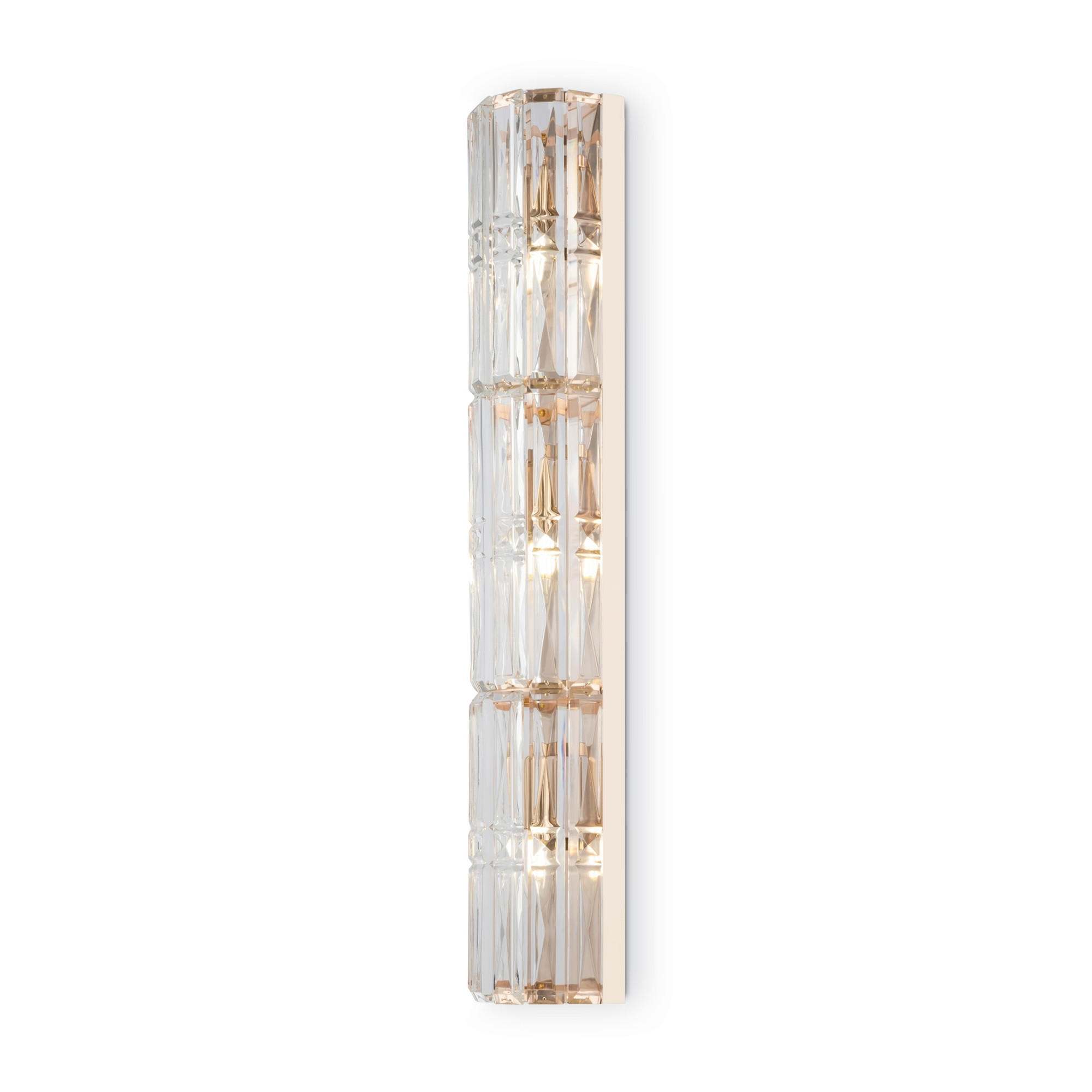 WANDLEUCHTE - Transparent/Goldfarben, Trend, Glas/Metall (13/10/75,2cm) - MAYTONI