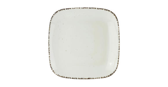 SPEISETELLER URBAN LIFE SQUARE   27/27 cm  - Weiß, LIFESTYLE, Keramik (27/27cm) - Landscape