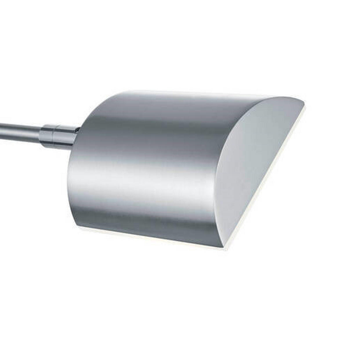 LED-TISCHLEUCHTE   - Nickelfarben, KONVENTIONELL, Kunststoff/Metall (40-60cm) - Hell