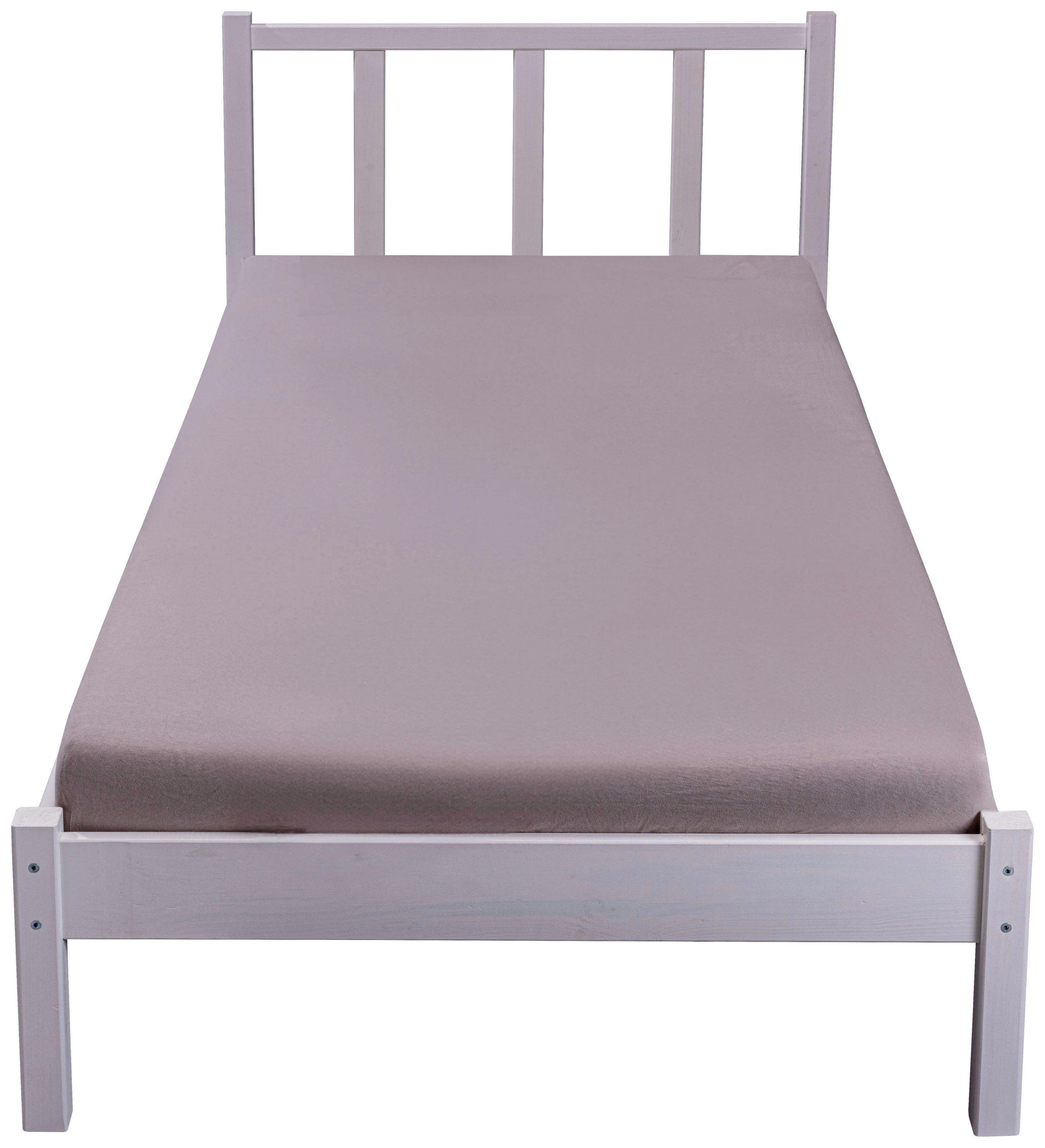 Bett Fredy 90/200 cm  in Weiss   - Weiss, Modern, Holz (90/200cm) - MID.YOU