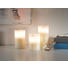 Kerze Mit Led - Weiß, Basics - Ambia Home