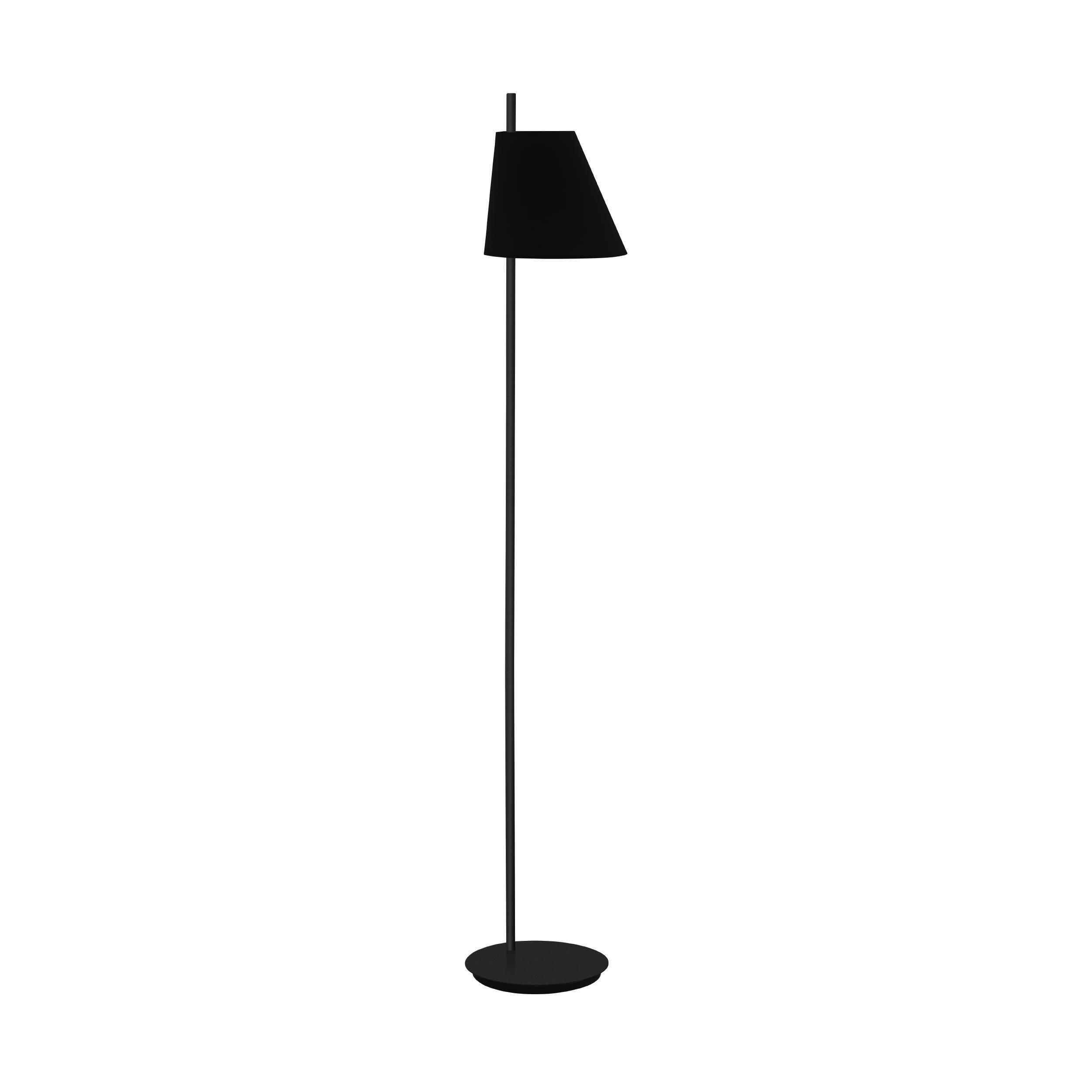STEHLEUCHTE 26/23,5/150 cm    - Schwarz, Basics, Textil/Metall (26/23,5/150cm) - Eglo