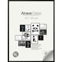 BILDERRAHMEN - Schwarz, Basics, Papier/Holzwerkstoff (30/40/1,8cm)