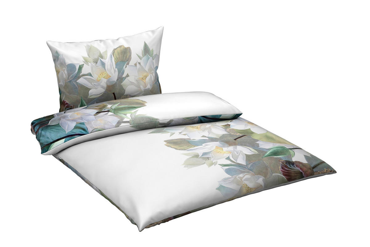 POSTELJINA SA DVA LICA 140/200 cm saten bela  - bela, Osnovno, tekstil (140/200cm) - Esposa