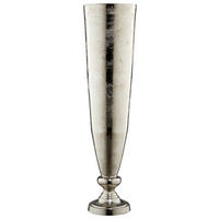 BODENVASE 92,5 cm  - Nickelfarben, Basics, Metall (24/92,5cm) - Ambia Home