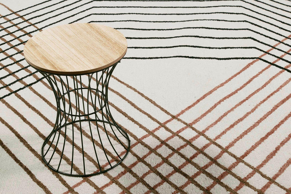 TUFTTEPPICH 70/140 cm Bass Braun, Schwarz, Beige  - Beige/Schwarz, MODERN, Textil (70/140cm) - Esprit