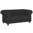 CHESTERFIELD-SOFA in Textil Schwarz - Wengefarben/Schwarz, LIFESTYLE, Holz/Textil (174/78/96cm) - Carryhome CHESTERFIELD-SOFA in Textil Schwarz - Wengefarben/Schwarz, LIFESTYLE, Holz/Textil (174/78/96cm) - Carryhome