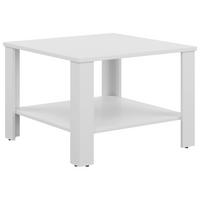 KONFERENČNÍ STOLEK, bílá, kompozitní dřevo, 67,5/47,5/67,5 cm - bílá, Basics, kompozitní dřevo (67,5/47,5/67,5cm) - Carryhome