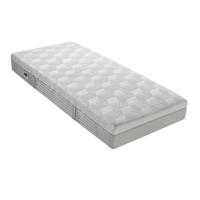 GEL-TASCHENFEDERKERNMATRATZE 90/200 cm H3 = fest  - Weiss, Basics, Textil (90/200cm) - Dieter Knoll
