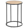 POMOĆNI STOČIĆ   - crna/divlji hrast, Moderno, metal/pločasti materijal (40/40/50cm) - Carryhome