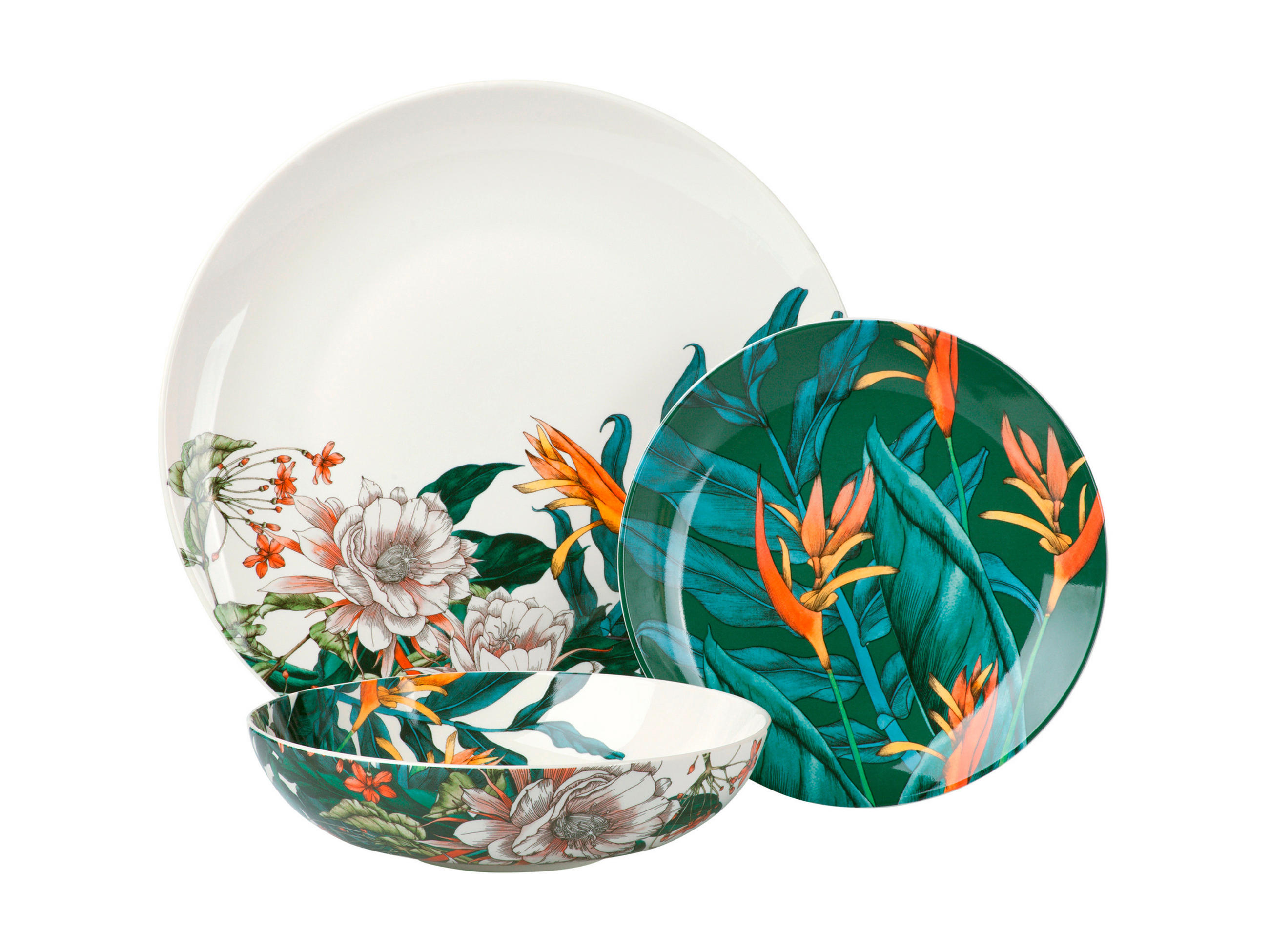 SERVICIU DE MASĂ 12 piese  - Basics, ceramică