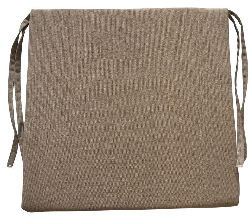 JASTUK ZA SJEDENJE    MIA  - smeđa, Basics, tekstil (38/38/4cm) - Esposa