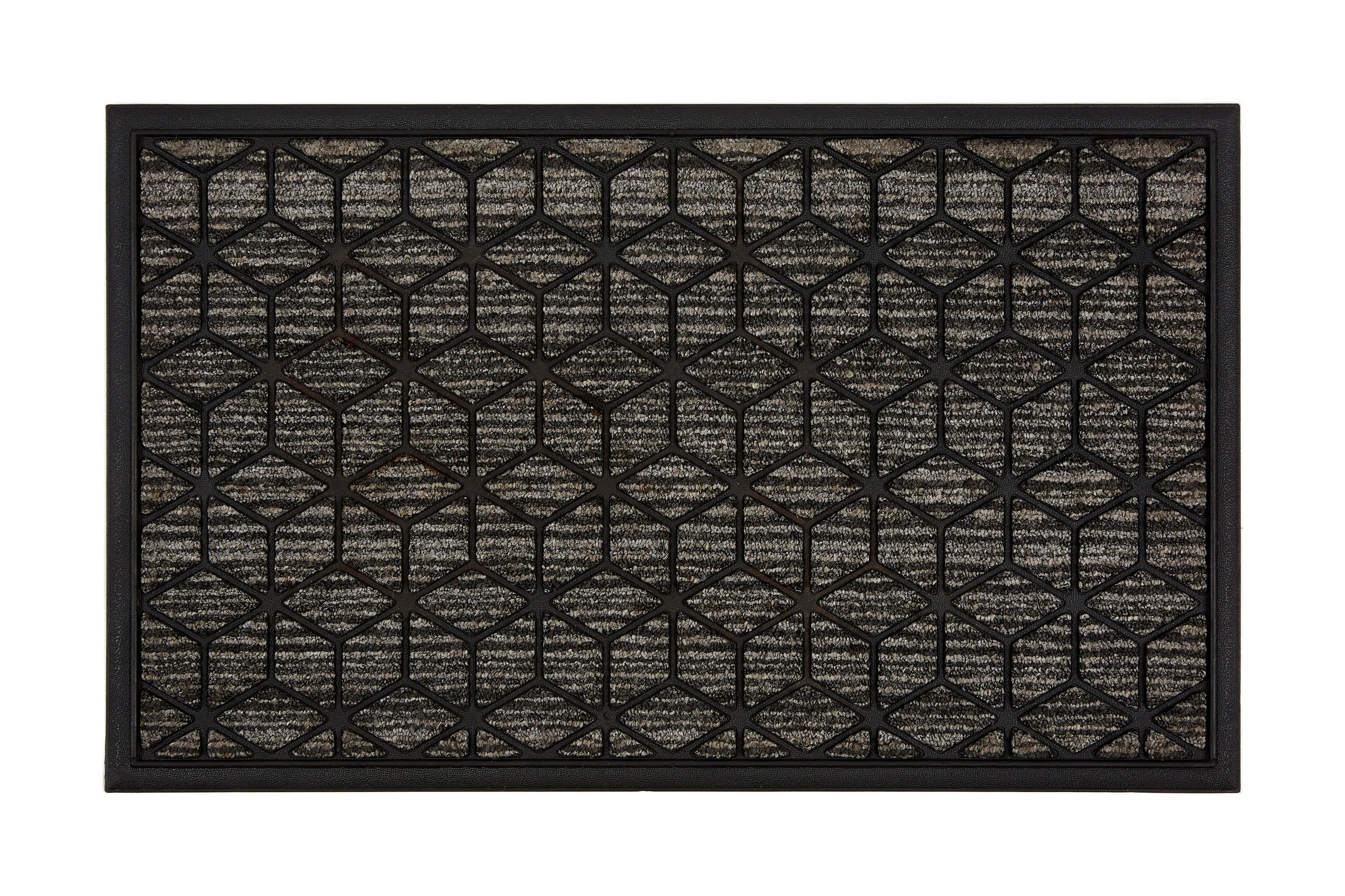 FUßMATTE  45/75 cm  Anthrazit  - Anthrazit, Design, Kunststoff/Textil (45/75cm) - Esposa