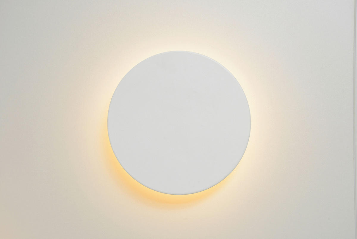 LED-WANDLEUCHTE Eklyps 15/3 cm   - Weiß, Design, Metall (15/3cm) - Lucide