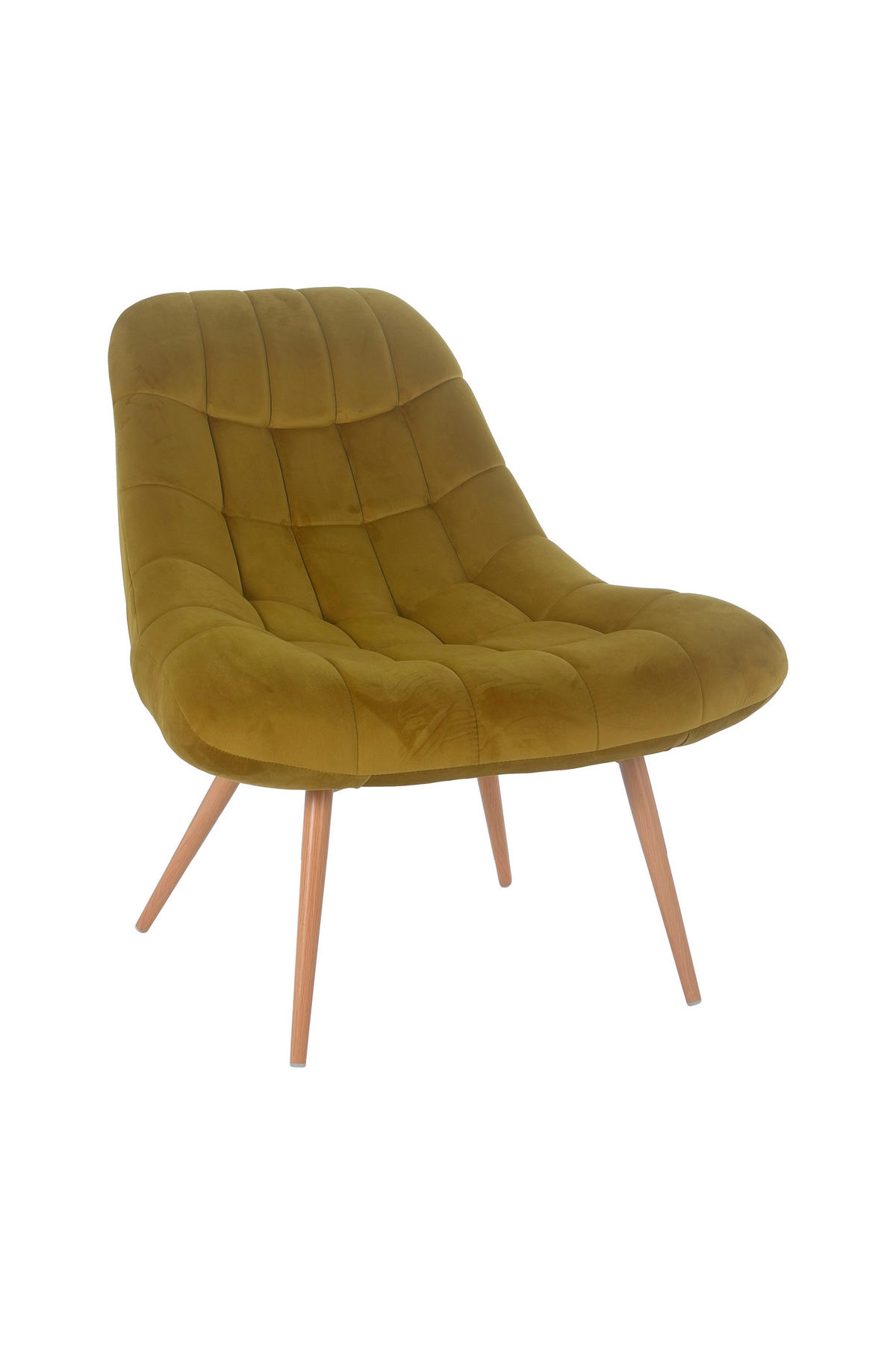 XXL-SESSEL - Gelb/Naturfarben, MODERN, Textil/Metall (76/85,6/85,6cm) - Livetastic