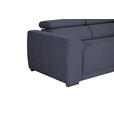 ECKSOFA Blau Struktur  - Blau/Schwarz, Design, Kunststoff/Textil (284/205cm) - Xora