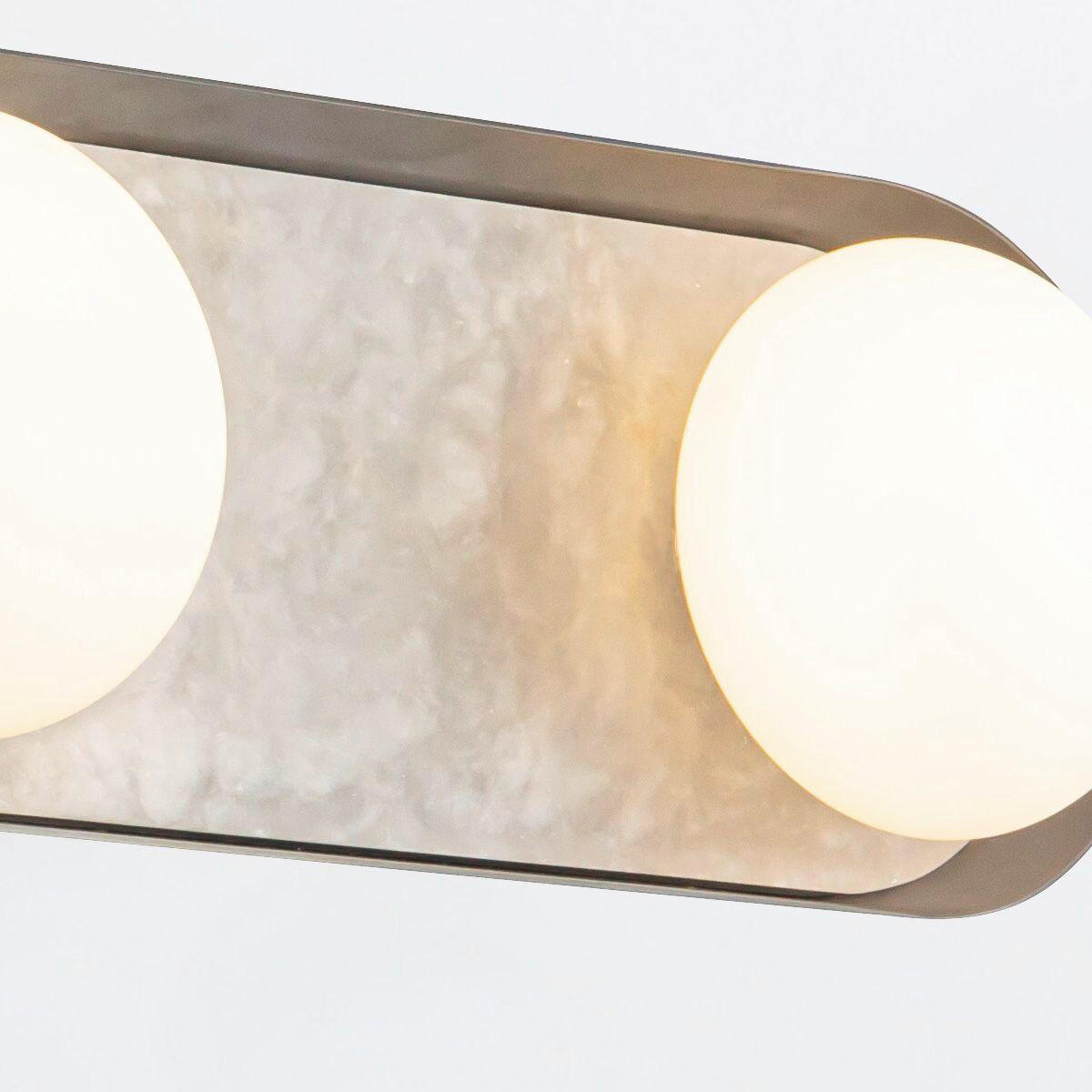 LED-WANDLEUCHTE 59,1/14,2/9,1 cm    - Braun, KONVENTIONELL, Glas/Stein (59,1/14,2/9,1cm) - Elstead Lighting