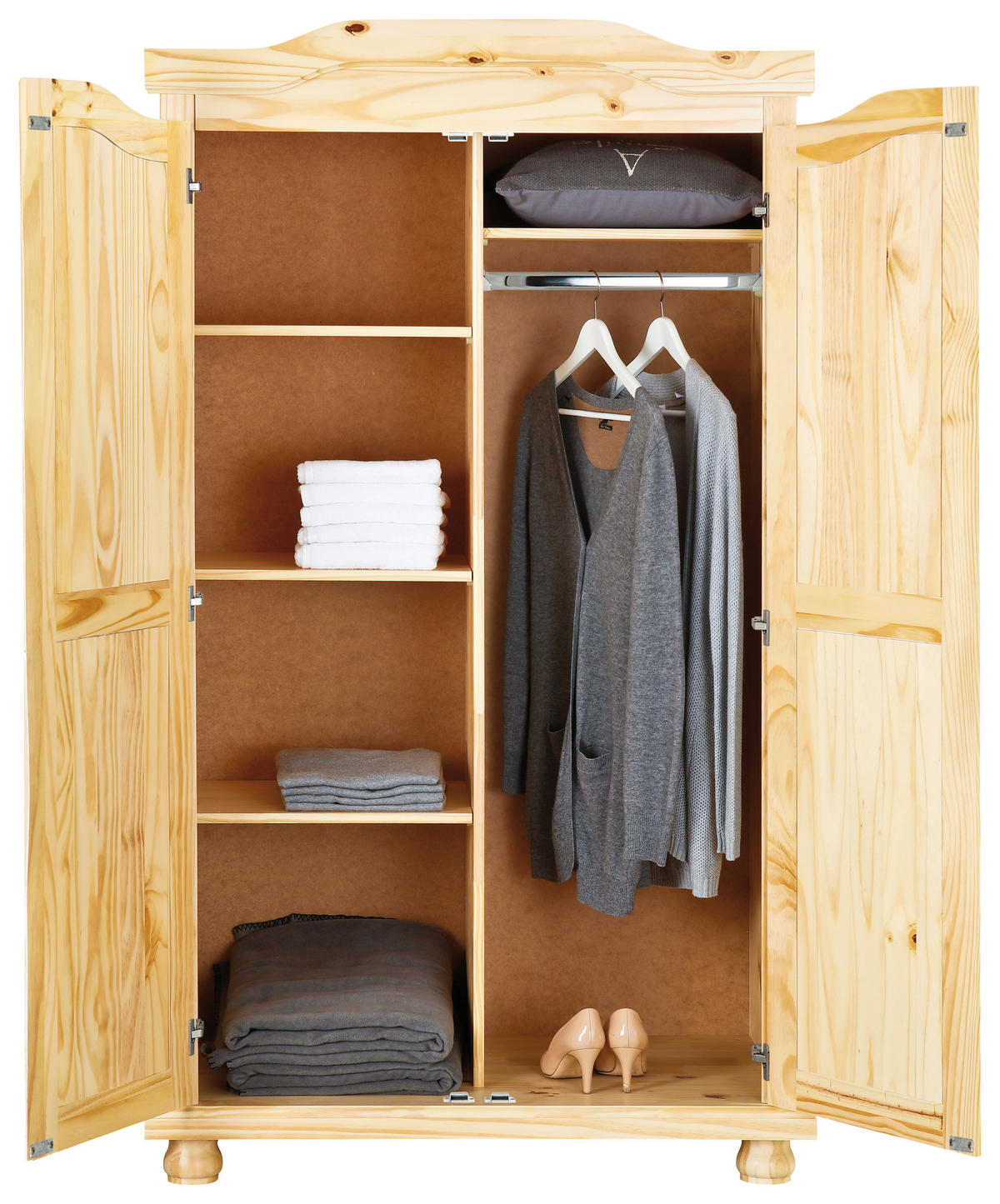 DREHTÜRENSCHRANK  in Kieferfarben  - Eichefarben/Kieferfarben, LIFESTYLE (104/180/56cm) - MID.YOU