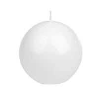 KUGELKERZE 8 cm  - Weiß, Basics, Paraffin (8cm) - Steinhart