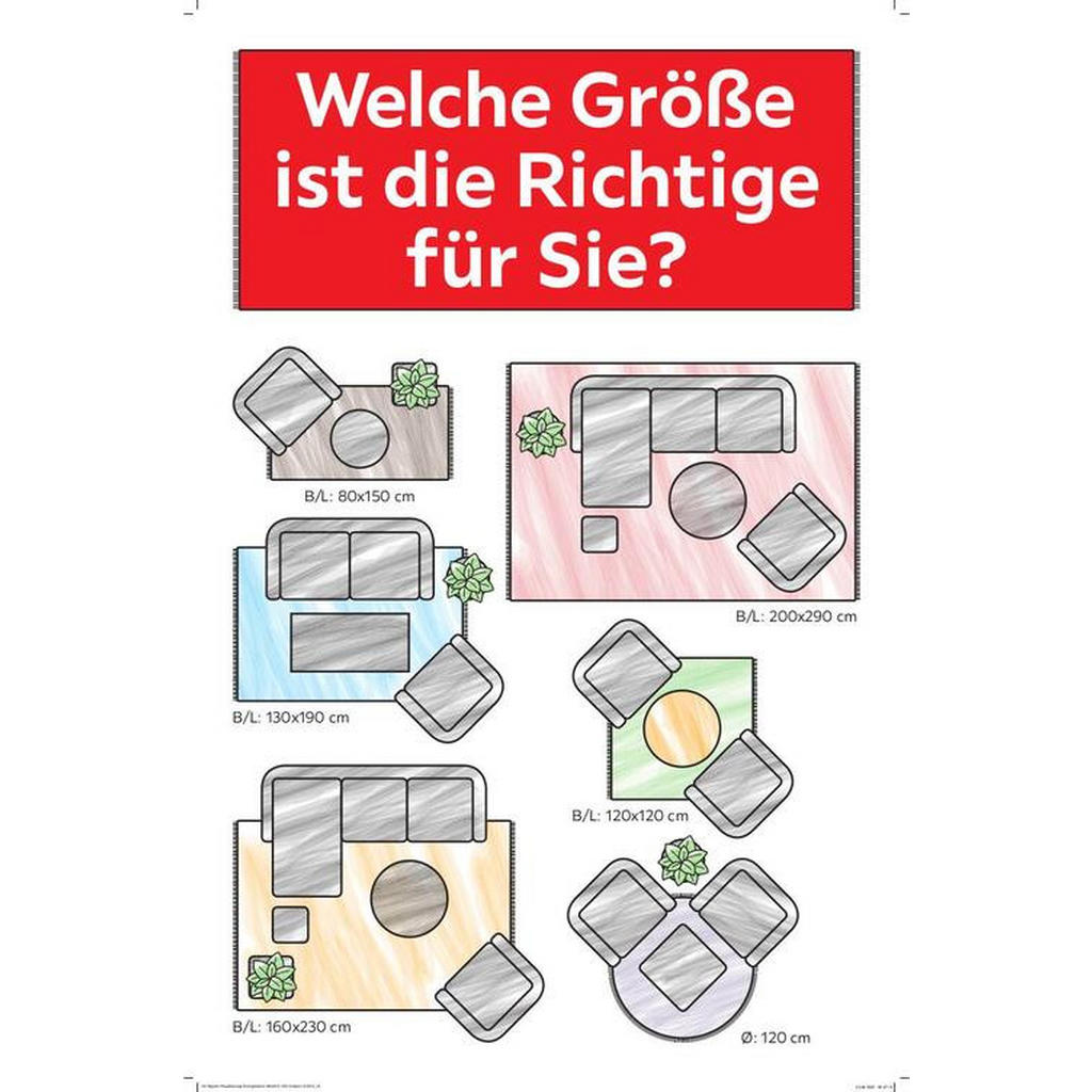Thumbnail - Novel Webteppich, Creme, Beige, Textil, Abstraktes, rechteckig, 160x230 cm, Oeko-Tex® Standard 100, für Fußbodenheizung ...