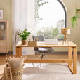 SCHREIBTISCH 160/70/75 cm  in Buchefarben  - Buchefarben, KONVENTIONELL, Holz (160/70/75cm) - Linea Natura