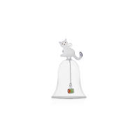 OKRASNI ZVONČEK - večbarvno, Trendi, steklo (6.5/6.5/11cm)