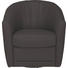 SESSEL in Leder Dunkelbraun - Dunkelbraun, Design, Leder/Metall (81/86/77cm) - Celina Home SESSEL in Leder Dunkelbraun - Dunkelbraun, Design, Leder/Metall (81/86/77cm) - Celina Home