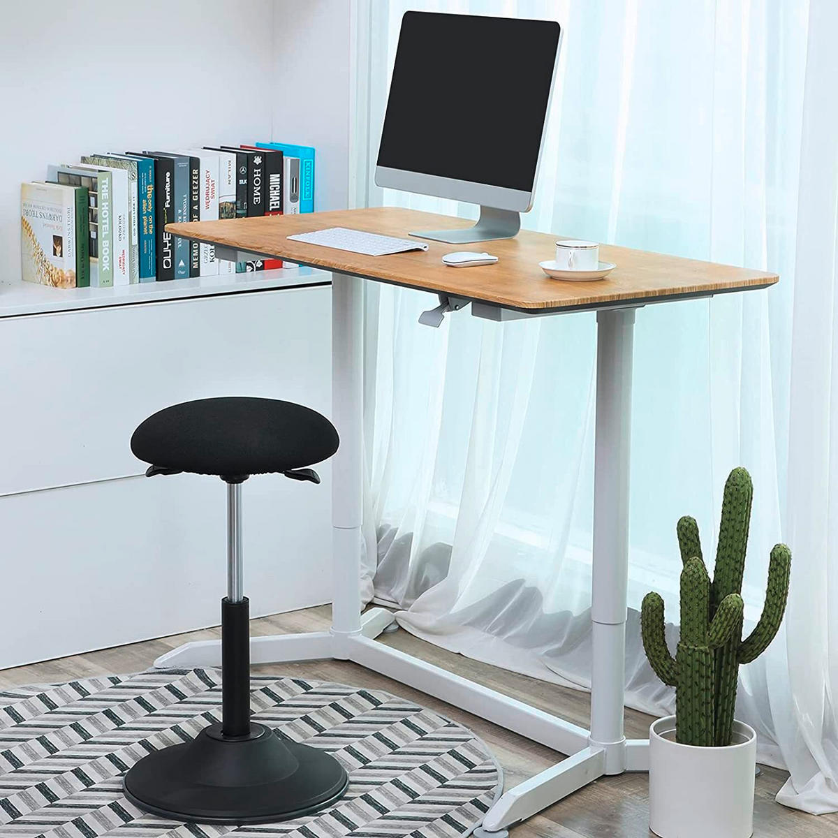 BÜROHOCKER - Schwarz, Basics, Kunststoff/Metall (41/70/41cm) - Boxxx