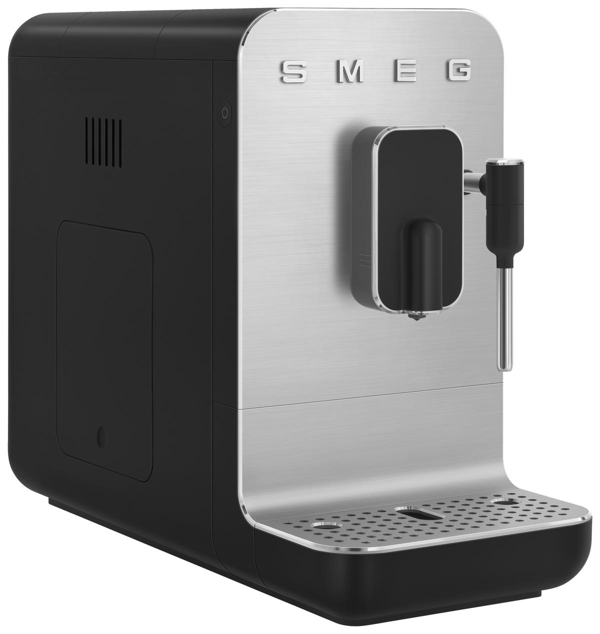 KAFFEEVOLLAUTOMAT 50'S STYLE  - Edelstahlfarben/Schwarz, Basics, Kunststoff/Metall (18/33,6/43,3cm) - SMEG