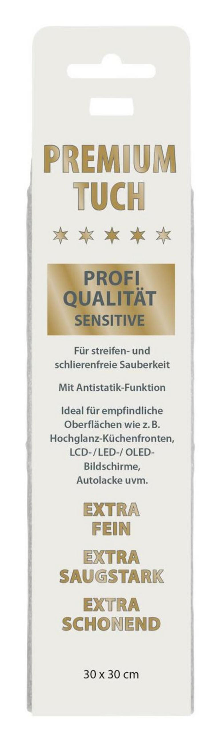 MIKROFASERTUCH - Weiß, Basics, Textil (40/40cm)