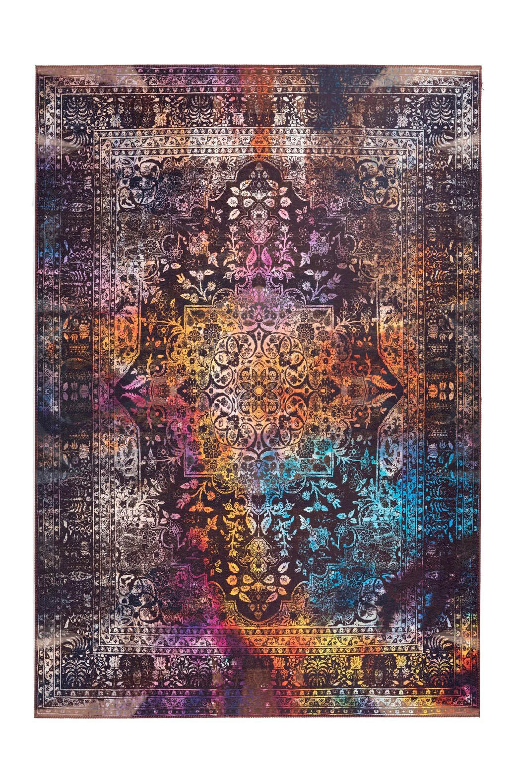 FLACHWEBETEPPICH 120/170 cm Galaxy 425 Multi / Braun Braun, Multicolor  - Multicolor/Braun, Basics, Textil (120/170cm) - Novel