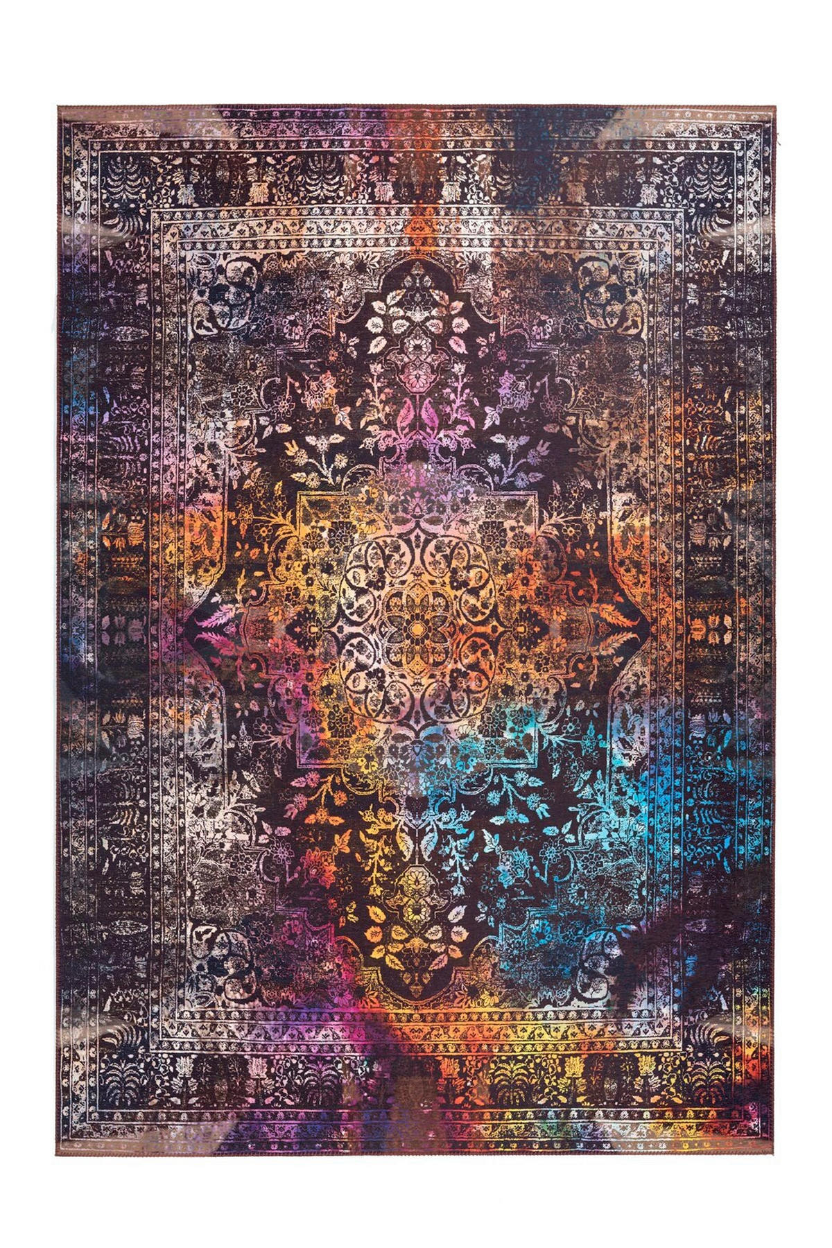 FLACHWEBETEPPICH 120/170 cm Galaxy 425 Multi / Braun Braun, Multicolor  - Multicolor/Braun, Basics, Textil (120/170cm) - Novel