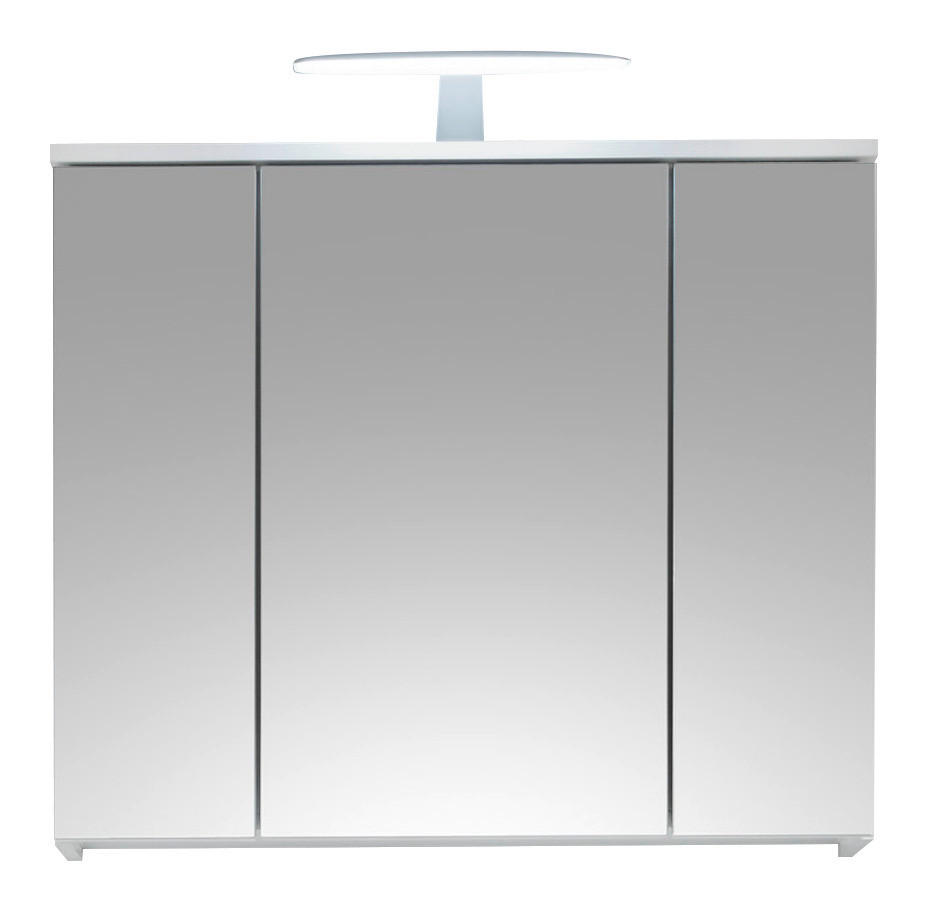 SPIEGELSCHRANK 80/67/20 cm  - Weiß, Basics, Glas/Holzwerkstoff (80/67/20cm) - Xora