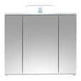 SPIEGELSCHRANK 80/67/20 cm  - Weiß, Basics, Glas/Holzwerkstoff (80/67/20cm) - Xora
