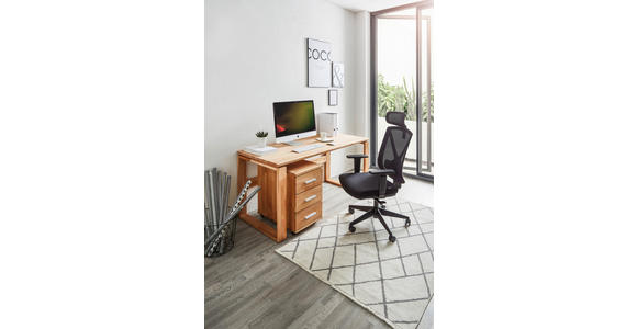 SCHREIBTISCH 160/70/75 cm  in Buchefarben  - Buchefarben, KONVENTIONELL, Holz (160/70/75cm) - Linea Natura