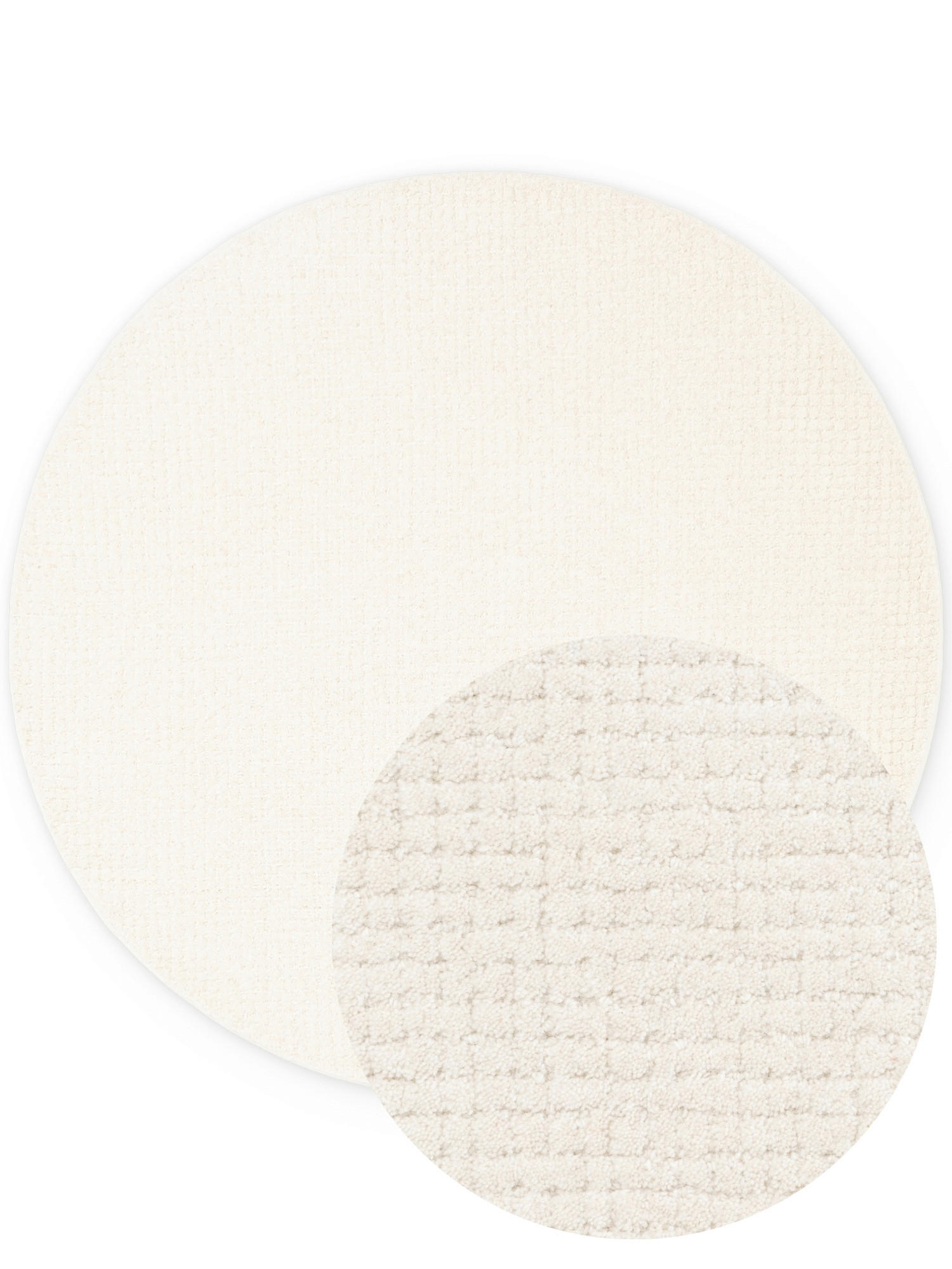 WOLLTEPPICH  Wohnzimmer 200 cm Eloise Creme rund  - Creme, Basics, Textil (200cm) - Hanse Home