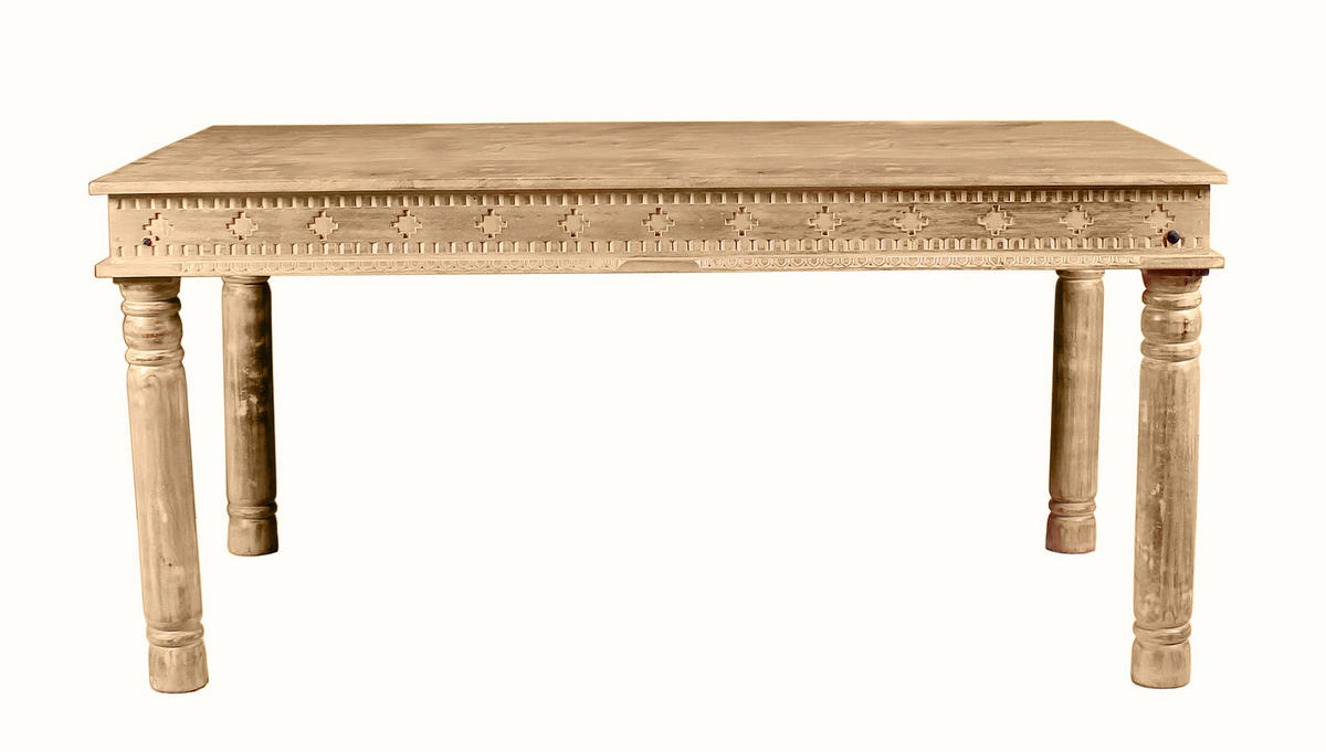 ESSTISCH 140/70/76 cm Echtholz  Holz rechteckig Naturfarben  - Naturfarben, MODERN, Holz (140/70/76cm) - MID.YOU