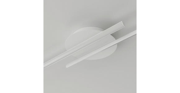 LED-DECKENLEUCHTE 96/20/5,5 cm   - Weiß, Basics, Kunststoff/Metall (96/20/5,5cm) - Novel