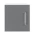 AUFSATZSCHRANK - Chromfarben/Weiß, KONVENTIONELL, Holzwerkstoff/Metall (30/32/57cm) - Welnova